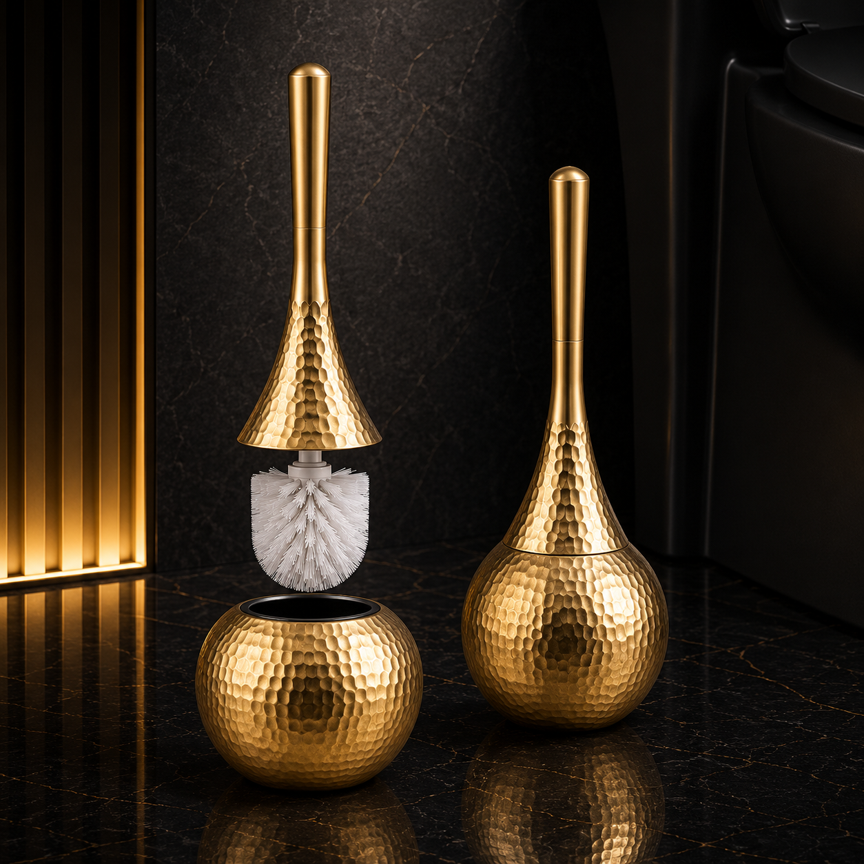 Brosse WC Design avec Support de Base – Finition Premium | Le Robinetier