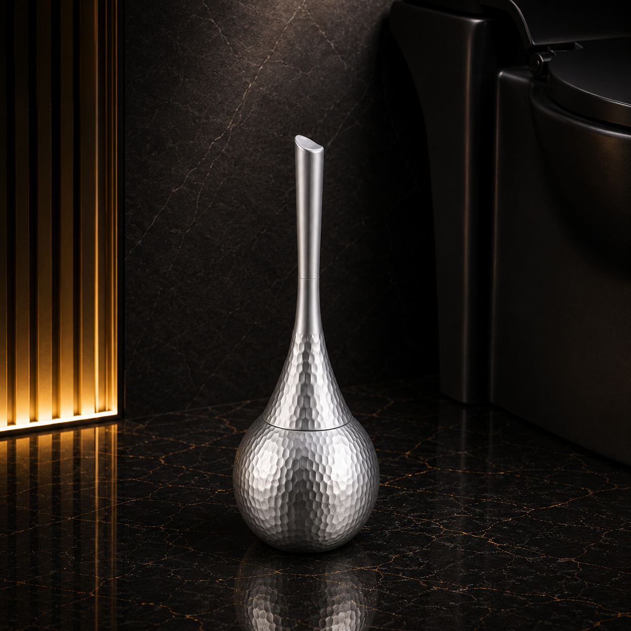 Brosse WC Design avec Support de Base – Finition Premium | Le Robinetier