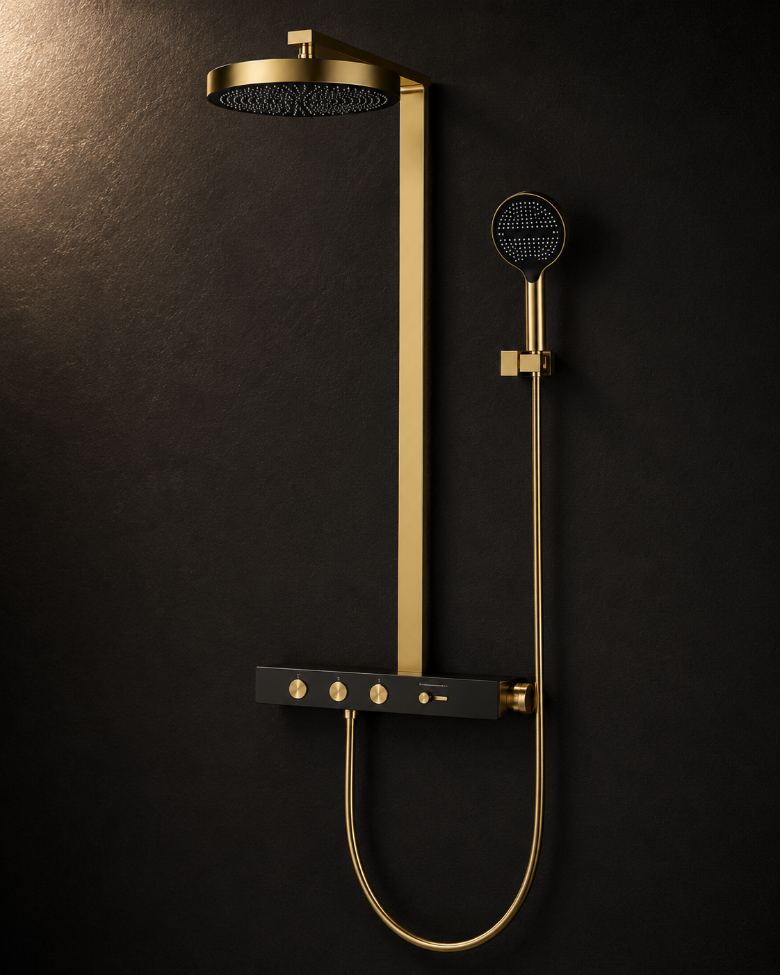Colonne de Douche Thermostatique Luxe – Douche de Pluie Premium et Douchette Multifonction