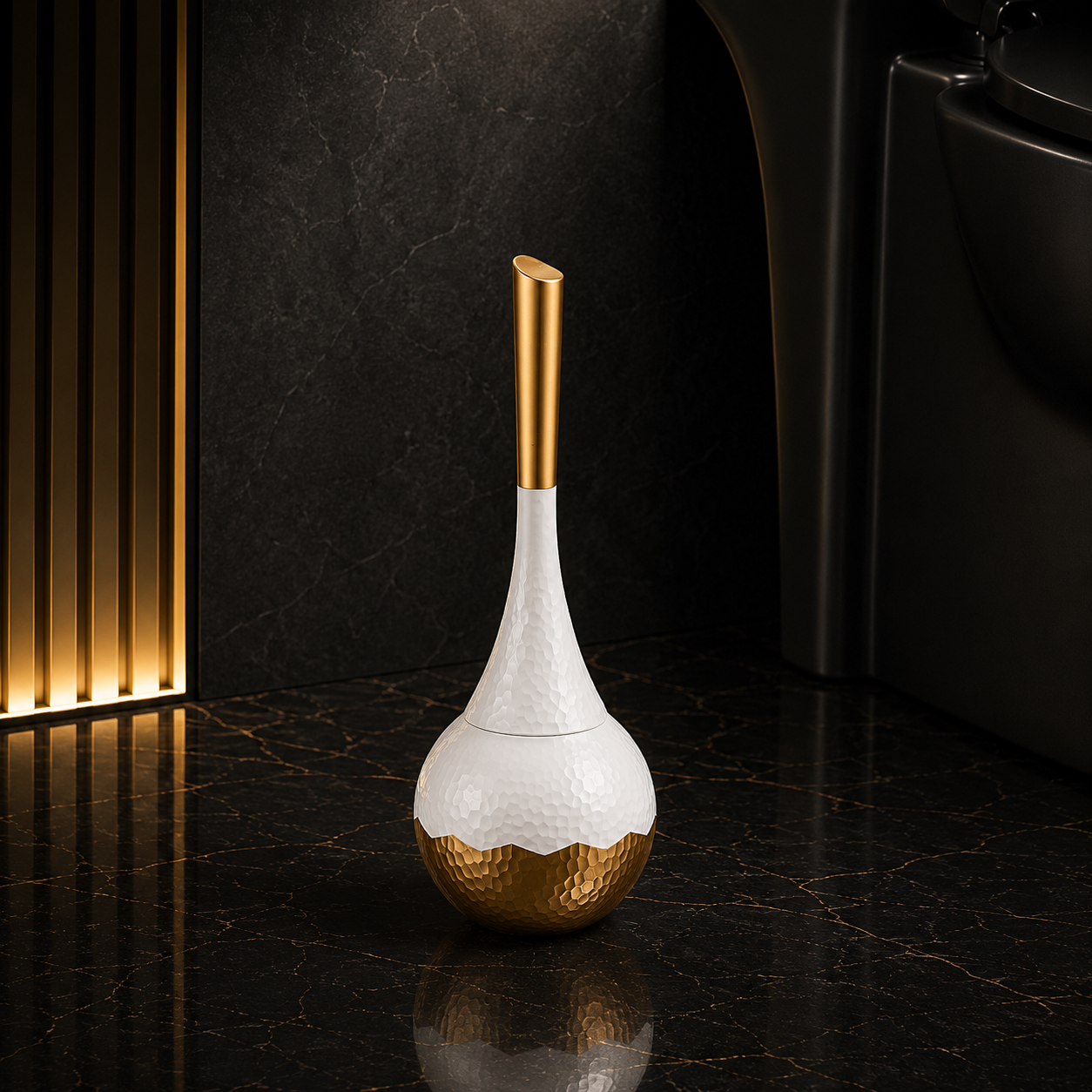 Brosse WC Design avec Support de Base – Finition Premium | Le Robinetier