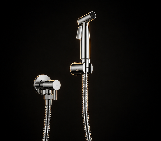 Douchette Toilette Hygiénique – Kit Complet en Acier Inoxydable Brossé